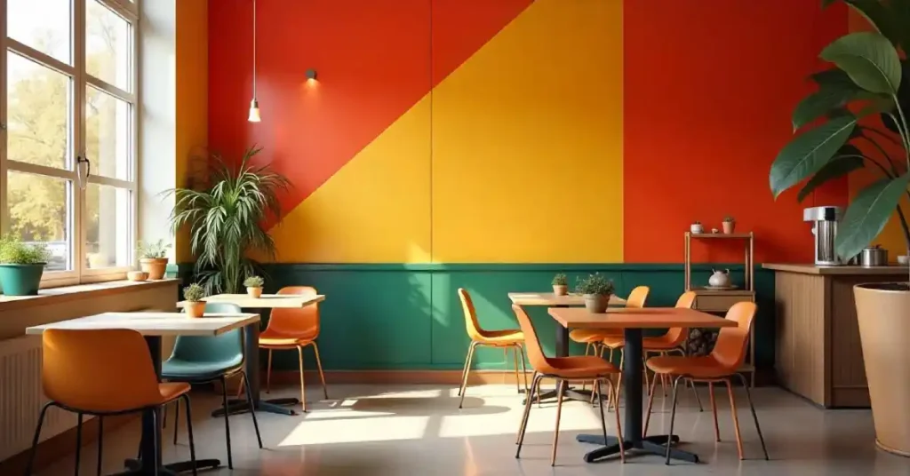 Dining Hall - Multi Colored Panels